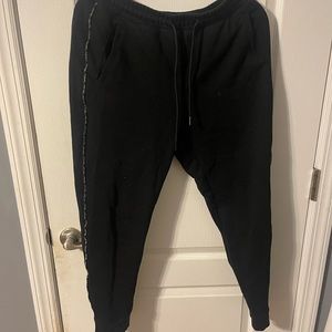 Calvin Klein black jogger sweatpants.